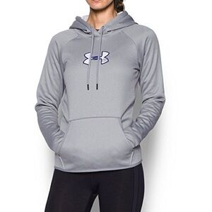 Under Armour Light Gray Hoodie with Logo